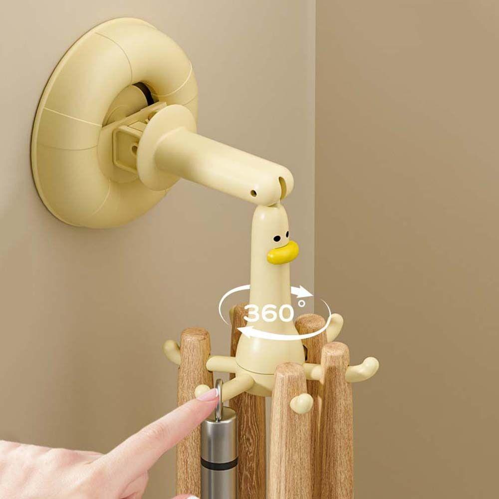 2Pcs Plastic Six Claw Hook Punch-free Cookware Spoon Storage Rack Kitchen Utensil Holder  for Home
