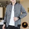 Men's coat autumn and winter new winter baseball clothes on clothes bronzing everything casual large size plus fleece jacket men