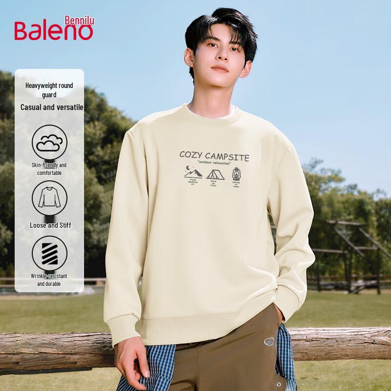 Baleno Men's Loose Fit Round Neck Sweatshirt