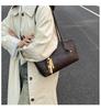 Large capacity shoulder bag women's 2025 new trendy autumn and winter retro fashion commuter tote bag hand bag