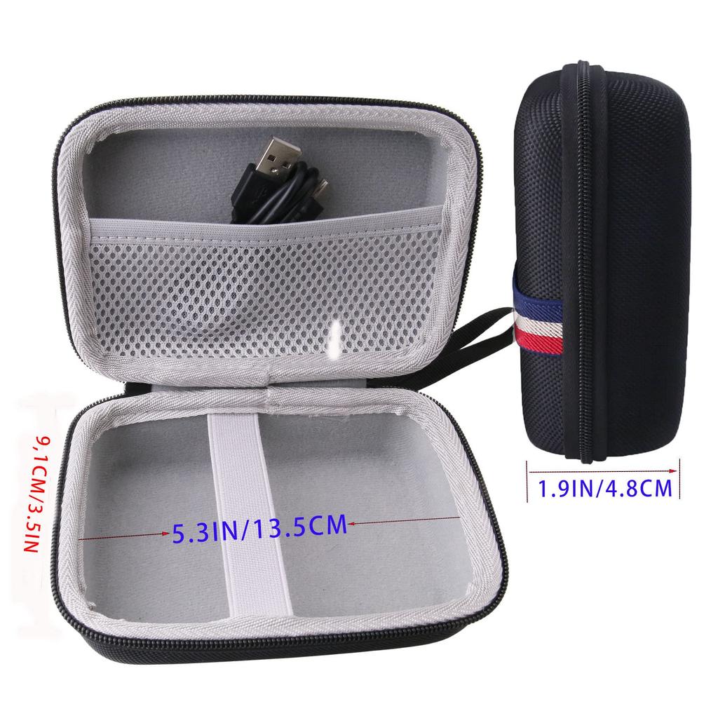 Protective Storage Case for Phomemo D30Jadens D110 Portable Label Printer - Waiyu JP (Black)