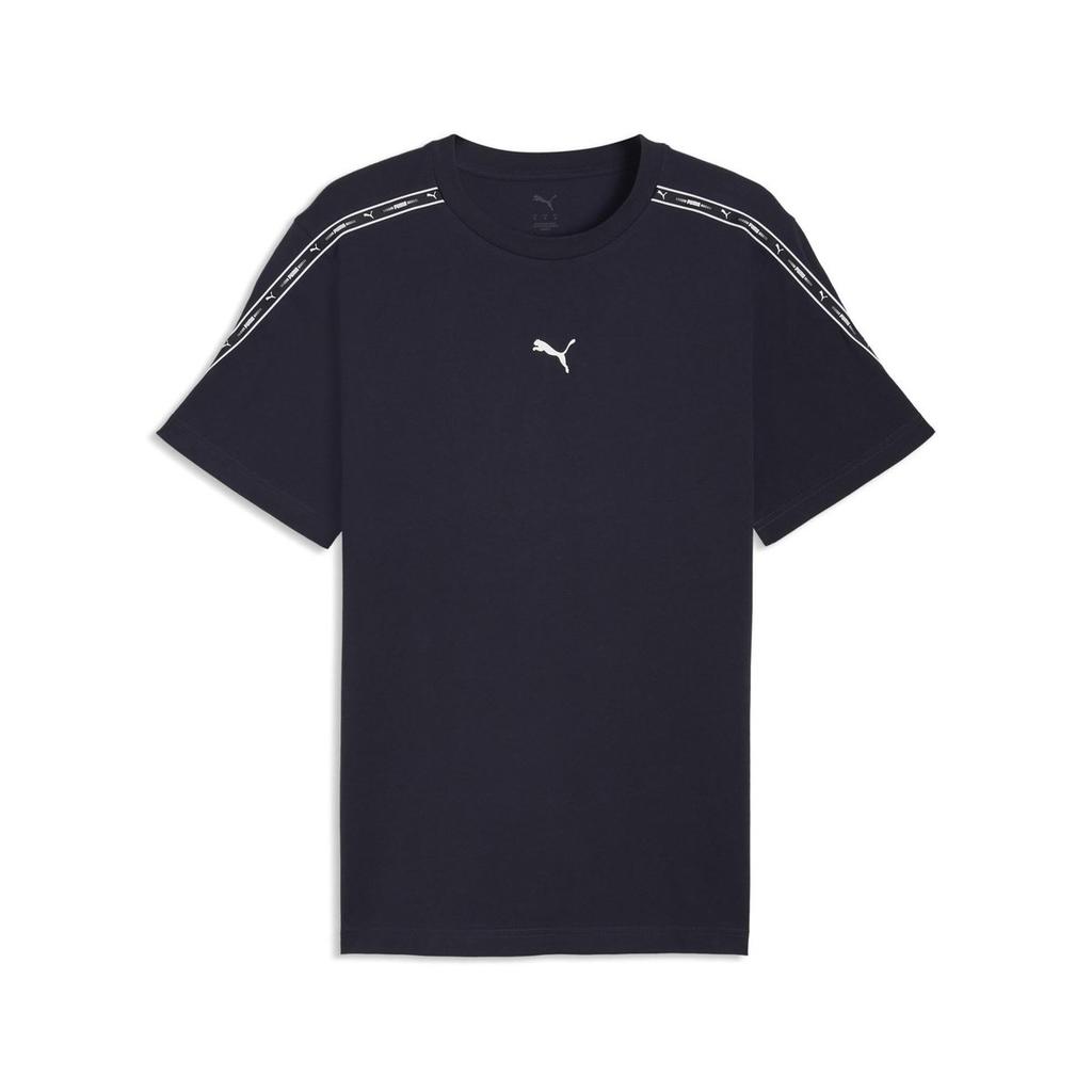 PUMA Men's ESS Tape T-Shirt New Navy Blue L Size Sports Casual Tee 69407616