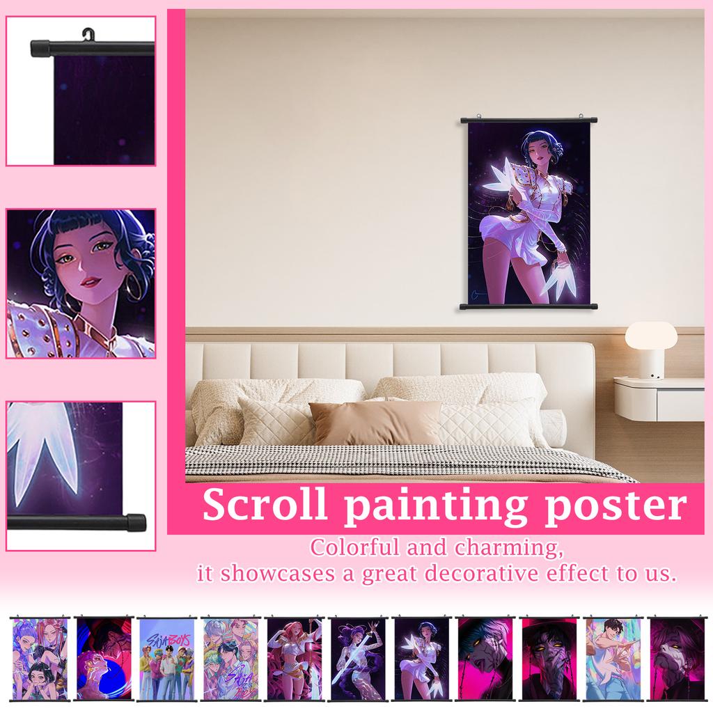 Hanging Scroll Poster Fabric Wall Art For Living Room, Bedroom, And Home Decoration