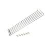 HOSHI Küllők 13x175 FIX Küllők SB Rozsdamentes Acél 1 készlet 6 db-ot tartalmaz 6 (6 küllő) küllők, #13 küllőanyák.