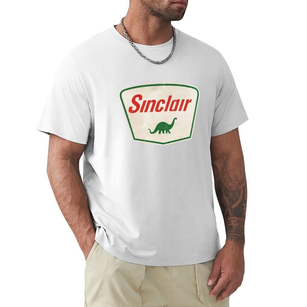Sinclair Oil Vintage Logo T-Shirt Graphic Shirts Plus Size Tops Essential T Shirt Anime T Shirts Men's T-shirts