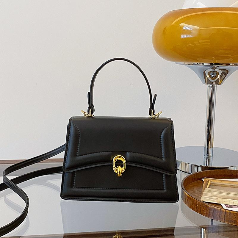 

Модная повседневная сумка-мессенджер для поездок на работу, модная сумка через плечо, женская сумка 2024 года, новая весна в стиле ретро, простая сумка через плечо чёрный