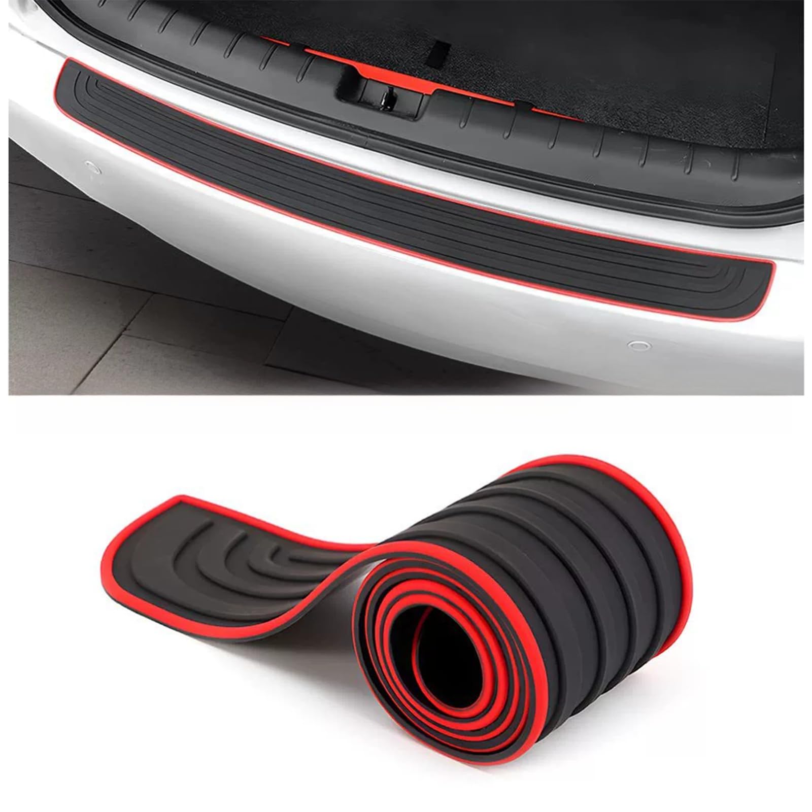 New 3D Bumper Guard Compatible with Nissan Serena C28 C27 104cm чёрный