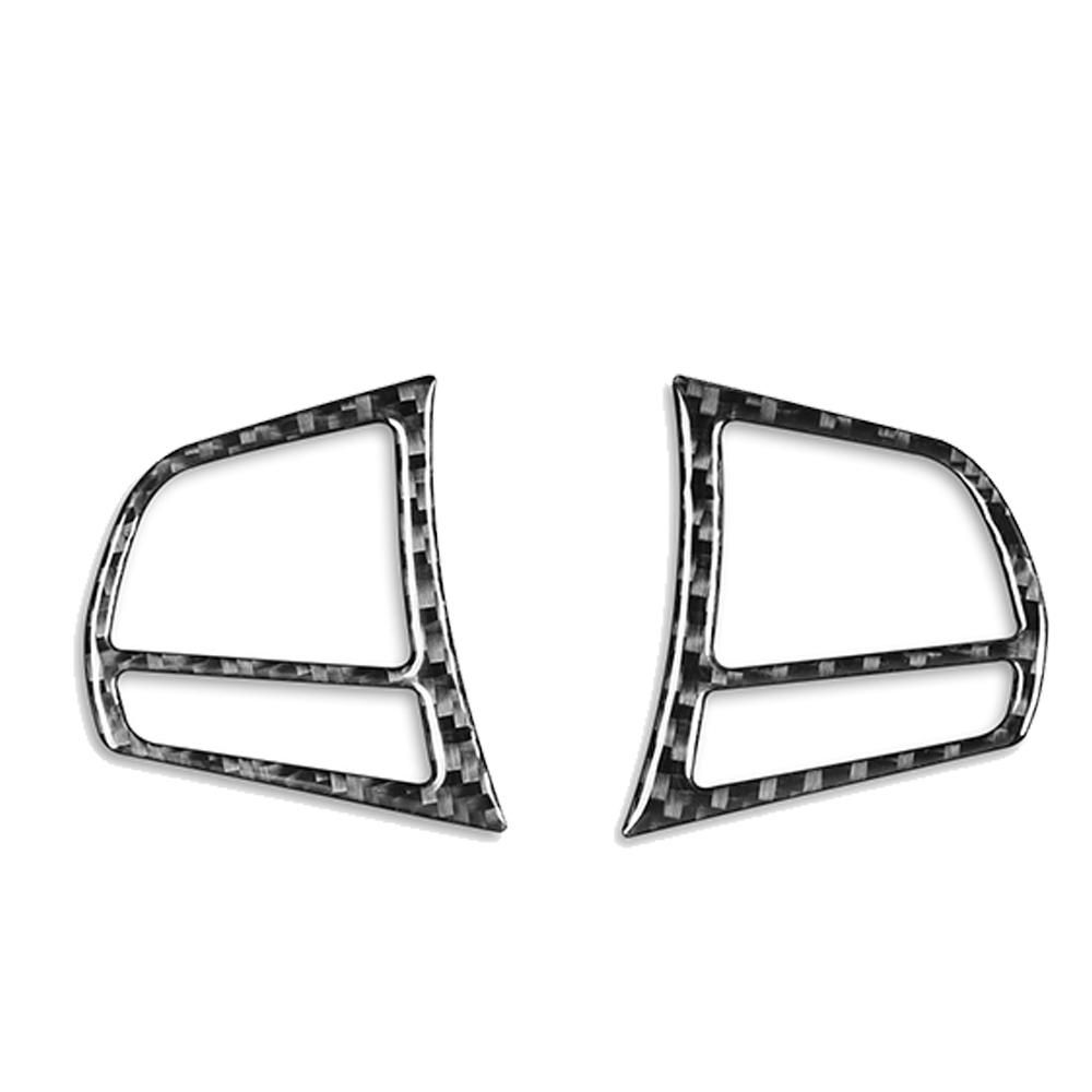 Für BMW X3 F25 2011-2017 X4 F26 14-17 Carbon Fiber Lenkrad Panel Taste Dekorative Streifen Auto innen Dekoration