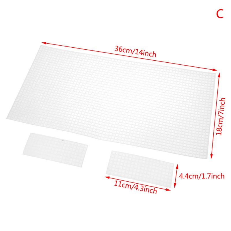 

2 шт. Вспомогательный набор для плетения из пластиковой сетки Сделай сам Аксессуары для сумки Помощник для плетения Белая сетчатая накладка для пластиковой сумки ручной работы