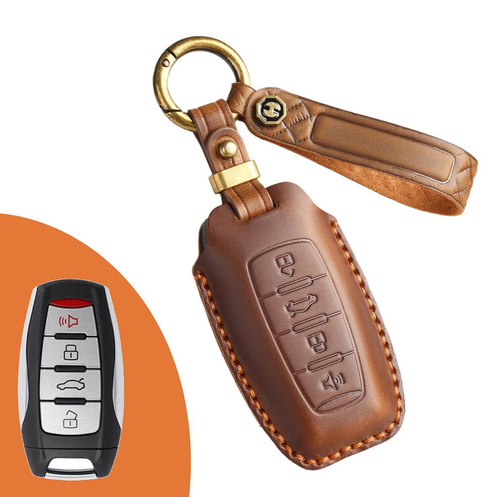 Retro Key Set Is Suitable for Haval H6S H9 M6 First Love Big Dog Great Wall Cannon First Love Handmade Leather Key Bag