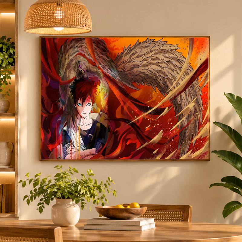 5D Diamond Painting Gaara Naruto DIY Full Drill Diamond Art Kit Home Decoration