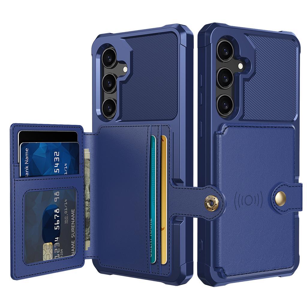 For Samsung Galaxy A36 5G Case with Card Holder PU Leather+TPU Phone Back Cover