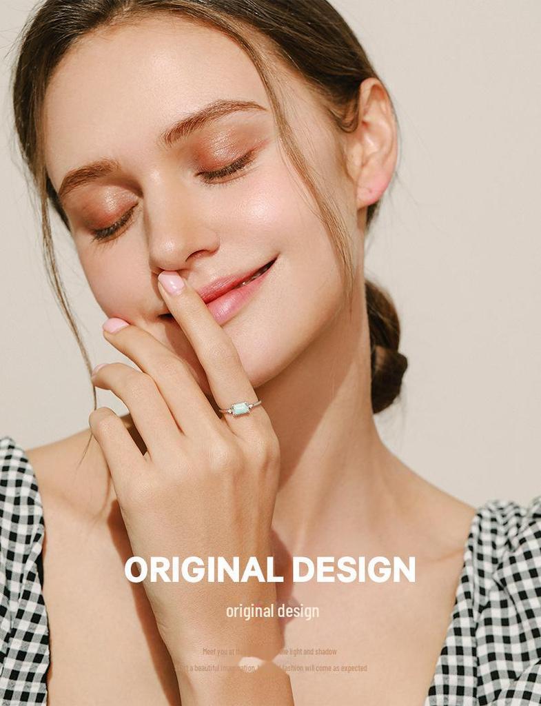 Modian S925 Sterlingsilber-Opalohrringe – einzigartiger Schmuck im Nischendesign und coolem Stil für Damen.