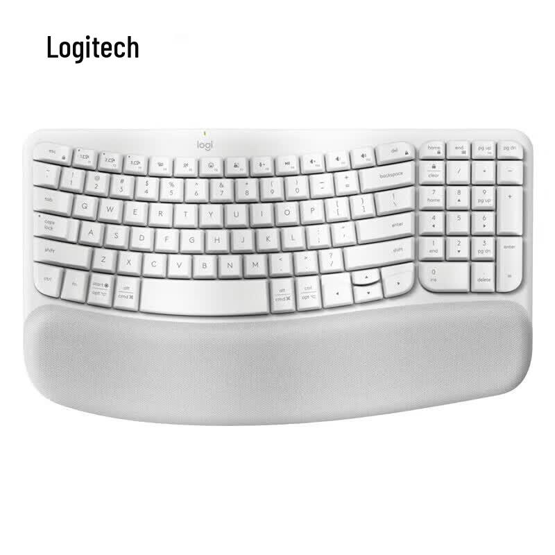 Logitech Wave Keys Wireless Ergonomic Keyboard