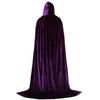 Halloween Hooded Velvet Multicolor Cape Witch Witch Cape Children Adult Velvet Cape