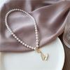 Pearl Butterfly Necklace Niche Light Luxury Collarbone Chain 2025 New Trendy Neck Chain Short Sweater Chain with Accessories