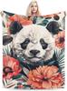 Elephants Fleece Blanket Super Soft Warm Cozy Fuzzy Plush Elephant Blanket Gifts for Girls Boys Kids Room Decor