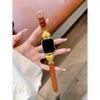 Retro heart-shaped leather Strap For Apple Watch band women 40mm 41mm 38mm 42mm 44mm 45mm 46mm starp