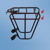 Cycling Cargo Rack Luggage Touring Carrier Racks Front Pannier Rack for Cycling Equipment Stand Footstock for Enhanced Stability