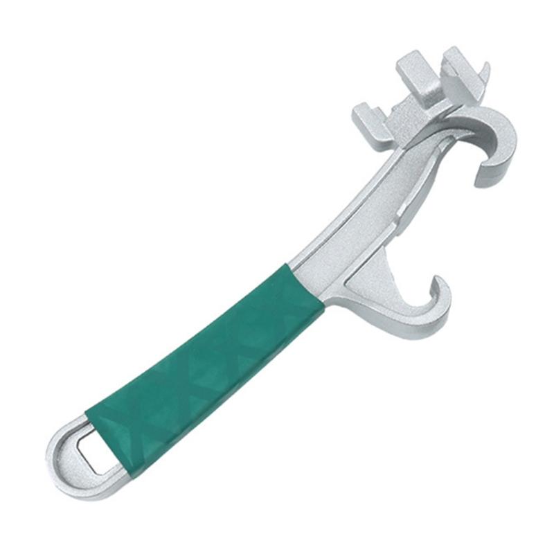 3 in 1 Drum Bung Opener Bung Tool Multifunction Bottle Cover Bucket Aluminum Bucket Lid Wrench Manual Can Bucket Opener 1