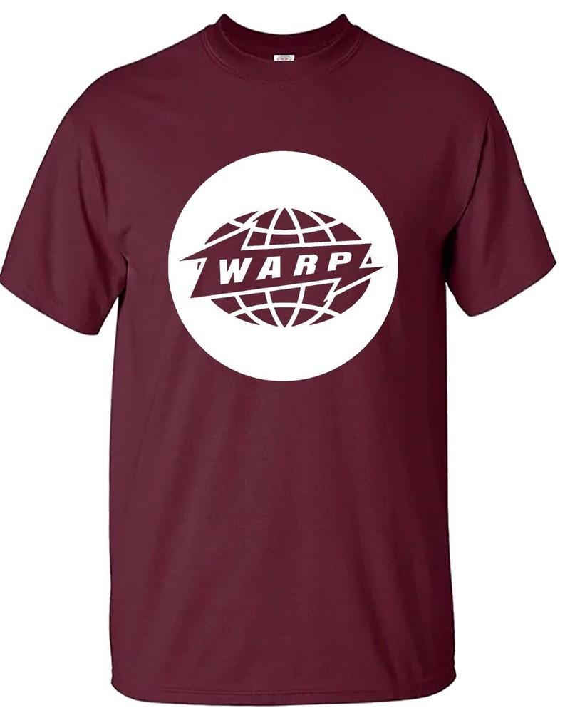 Warp records tshirt mens funny dj rave earth globe music electronica tee top