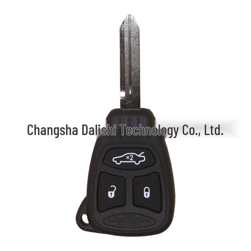 Compatible Key Shell for Chrysler 300, Dodge Durango, Jeep Commander - No Logo