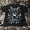 Y2K Tap Out Skull Print T Shirt Dark Aesthetic Round Neck Streetwear Oversized Gothic Cotton Tee Soft Retro Loose