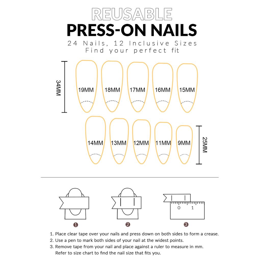 24PCS French Pink Glossy Tip Press On Nails Long Lasting Safe Material Waterproof False Nails for Women Girls Manicure DIY
