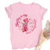 Outfit Tee FeUnisex Sleeve Tshirt Holiday Girls T Shirt Happy Valentine Print Women Shirts Valentines Party Aesthetic Clothes