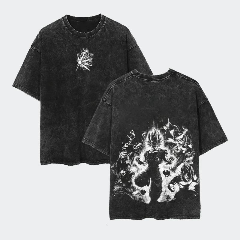 Silent Hill F Oversized T Shirt 100% Cotton Vintage Washed T-shirt for Men Women Hiphop Streetwear P525