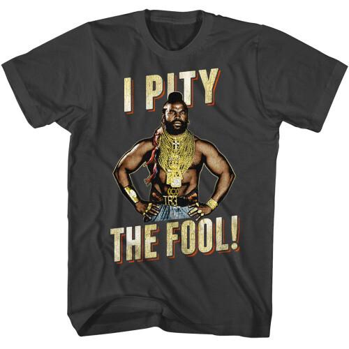 Mr. T Pity With Texture Smoke Adult T-Shirt Unisex T-Shirt L