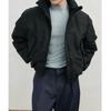 2025 Men's American Style Warm Versatile Cotton Jacket, Stand Collar, Winter, Short, Simple, Slimming Design.