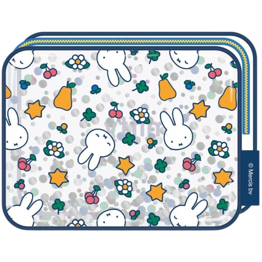 

Marimo Craft Miffy Clover Pop Series Shaka Shaka Miffy W170 x H130 x D50mm Pouch, DBM-2854