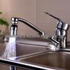 LED Temperature-Controlled Faucet Light, 360° Rotating Spout, Three/Seven-Color Changing Model 8001-B6