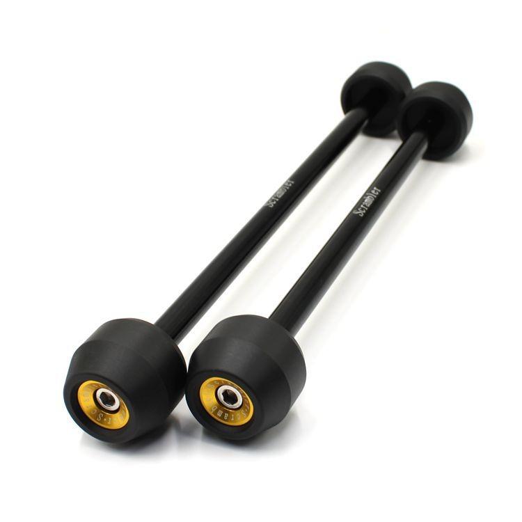 Versatile Front And Rear Wheel Protective Crash Balls For Ducati Scrambler 800 Motorcycles Available In Multiple Colors