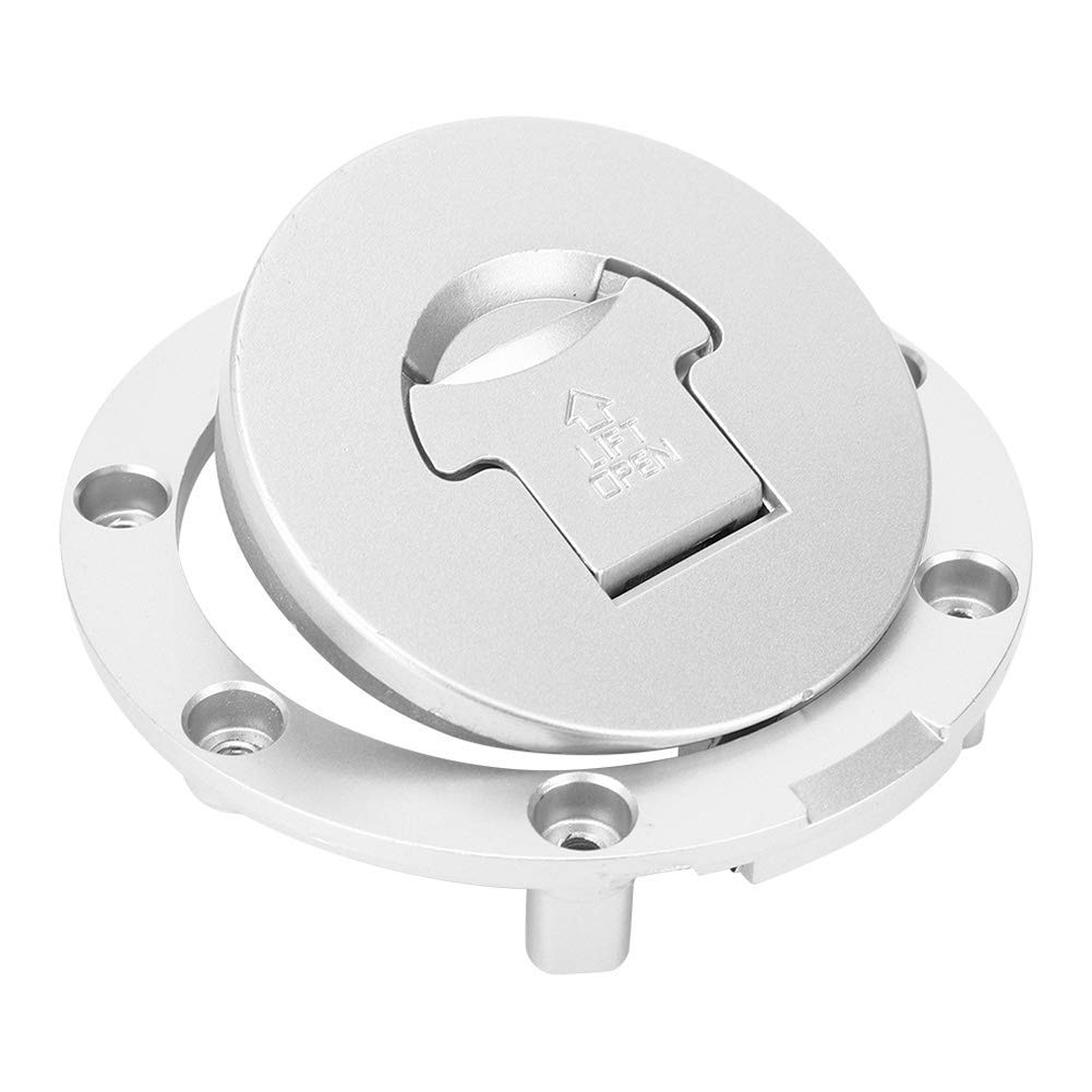 Tank Camp Tank Cap with Key 115mm Diameter CNC Machined for Honda CB400 CB500 Replacement Camping Aluminum Material