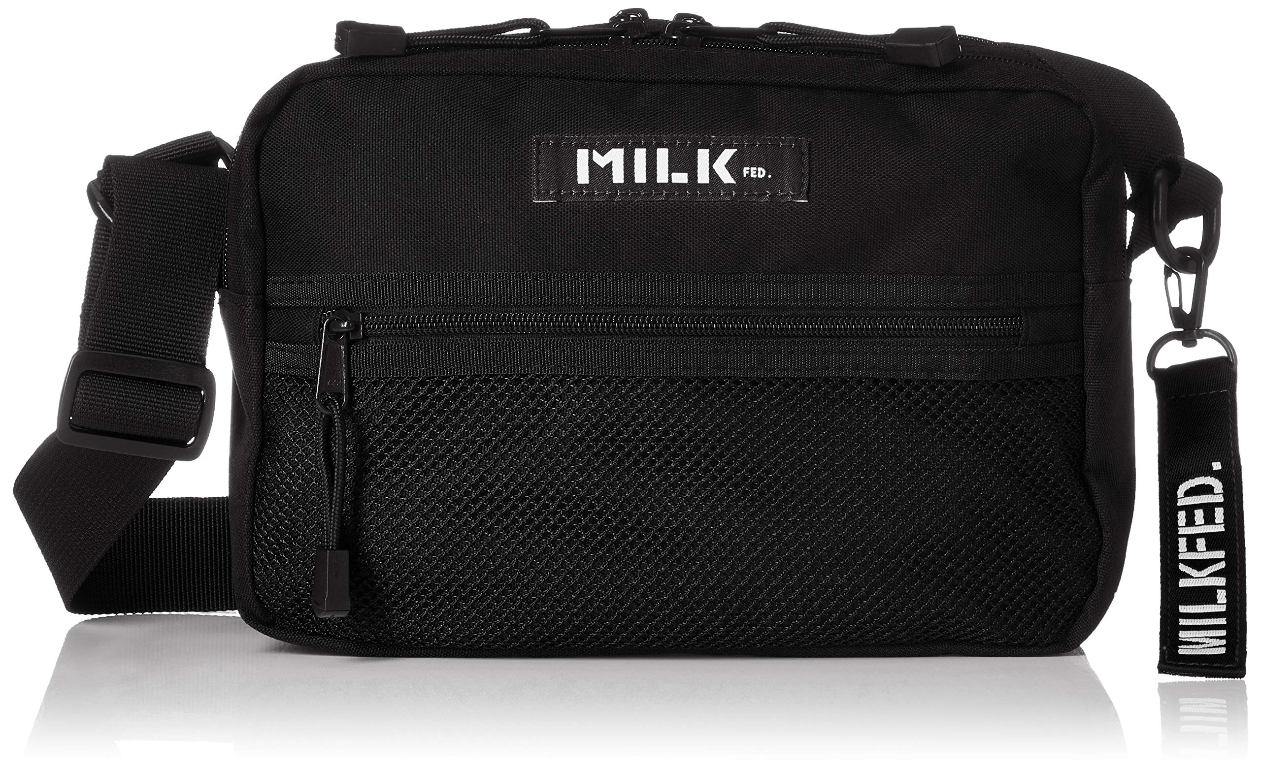 

SHOULDER WIDE BAG MESH POCKET 3182087 BLACK [Milkfed] чорний