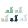 Ceramic Candle Holder Rabbit Candle Stand Candlesticks Decors for Christmas Gift
