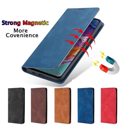 Flip-Cover Ledertasche für OPPO A11X A12 A12E A15 A15S A16 A16S A17 A17K A18 A31 A32 A33 A35 A36 A37 A38 A39 A52 A53 2020 2021