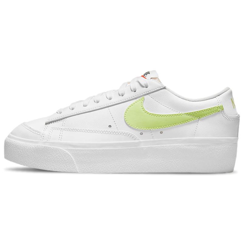 Nike Blazer Low Platform Lemon Twist Women's Sneakers Skateboard Shoes DJ0292-102