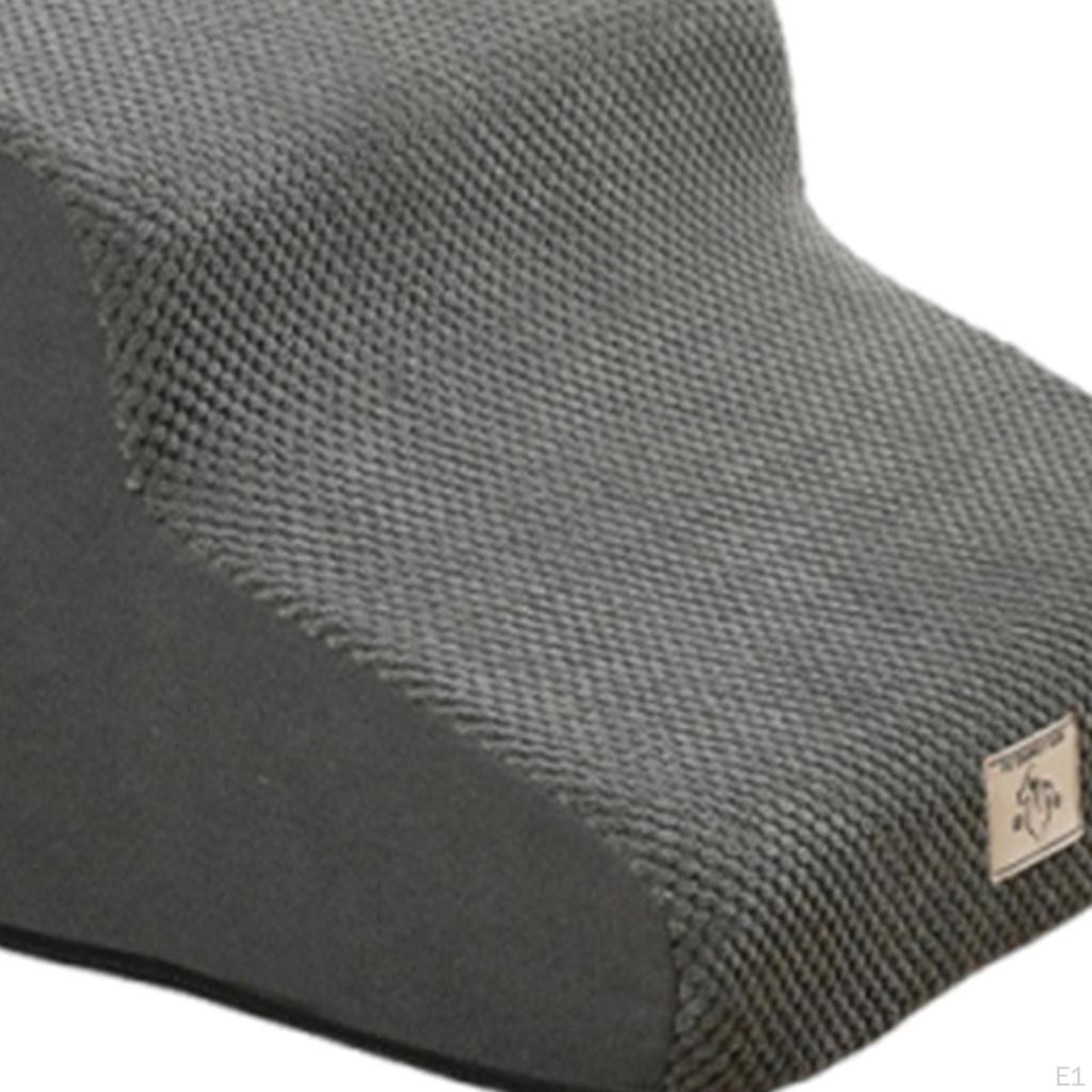 Dog Stair 2 Steps Ladder Portable Non Slip Removable Washable Cover Pet Stairs for Older Dogs