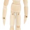 Dřevěná figurína 14 otočných kloubů Kreslicí figurína Lidské tělesné proporce Přenosná umělecká figurína pro umělce Pro skicování