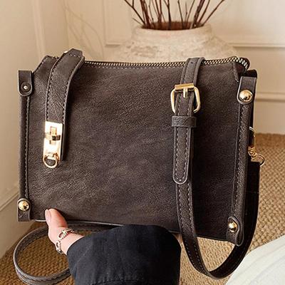 Retro Crossbody Bag, Small Square Bag, A Fashionable and High-quality Single-shoulder Handbag for Women