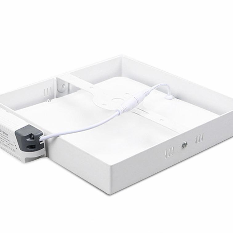 Surface Mounted LED Downlight Panel: Square/Round Fixtures, No Cut-Out Needed