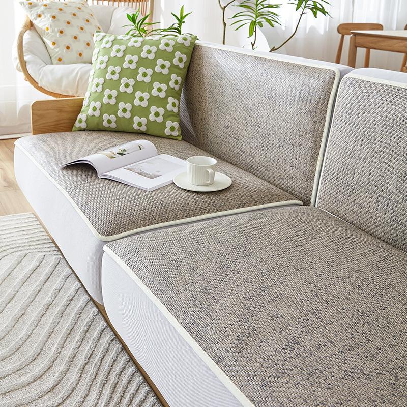 Summer Summer Summer Mat Cooling Rattan Sofa Cover All-Inclusive Universal Non-Slip Stretch Sofa Fabric Sofa Cushion Imperial Concubine Three Seats