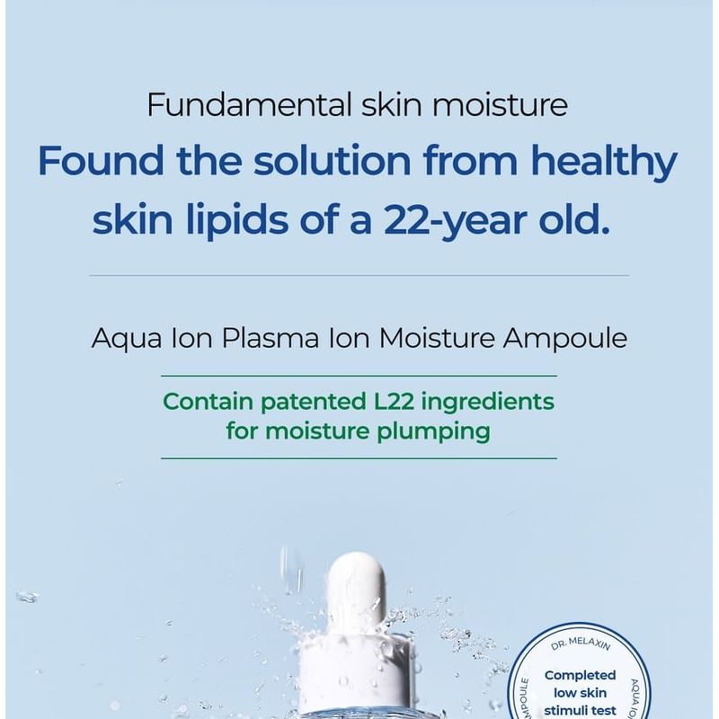 Dr.Melaxin Aqua Ion Plasma Wasser Glow Ampulle
