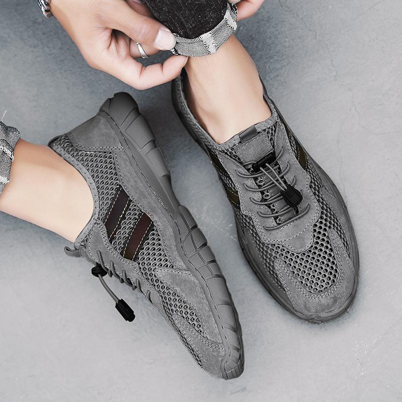 Summer Men's Sneakers Breathable Casual Shoes Men Comfortable Loafers Mesh Shoes Outdoor Walking Sneakers