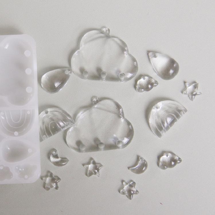 Multipurpose Silicone Pendant Mold Easy Release Design Silicone Texture Perfect for Soap Wax Chocolate Decoration Molds