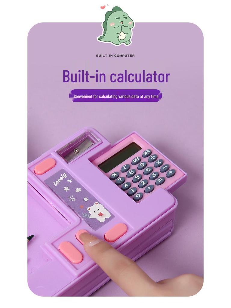 Multi-functional Cartoon Pencil Case - Large Capacity Stationery Organizer