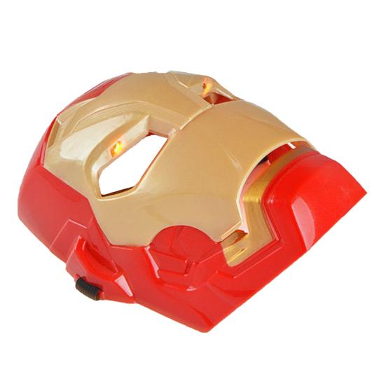 Lighting Effect Festival Masque Sounding Plastic Iron Man Masque Prop for Home